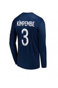 Fotbalové Dres Paris Saint-Germain Presnel Kimpembe #3 Domácí Oblečení 2022-23 Dlouhý Rukáv